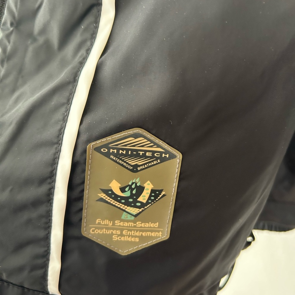 Columbia Arcadia II Black Rain Jacket rain Omni-Tech waterproof Size Medium - Picture 9 of 10